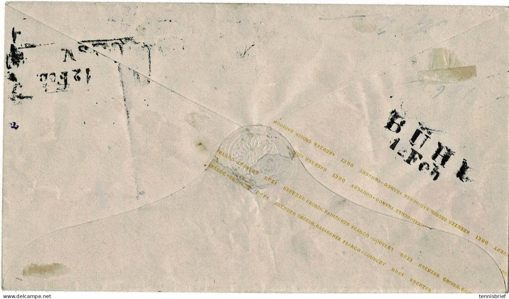 3 Kr. GA, Nr. Stp. A. GA, R !,  # A 7151 - Interi Postali