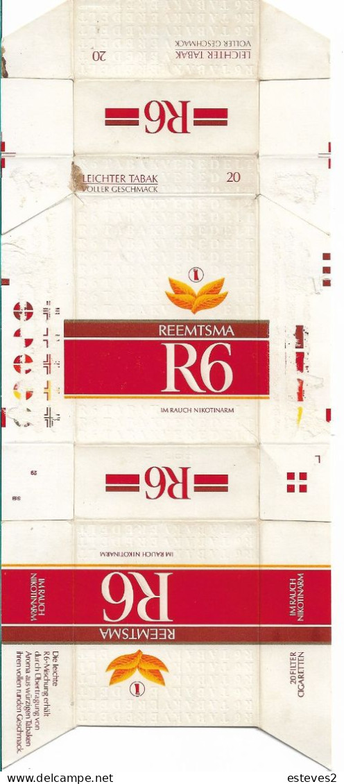 Germany , R6 Reemstsma ,   Empty Tobacco  Pack - Schnupftabakdosen (leer)