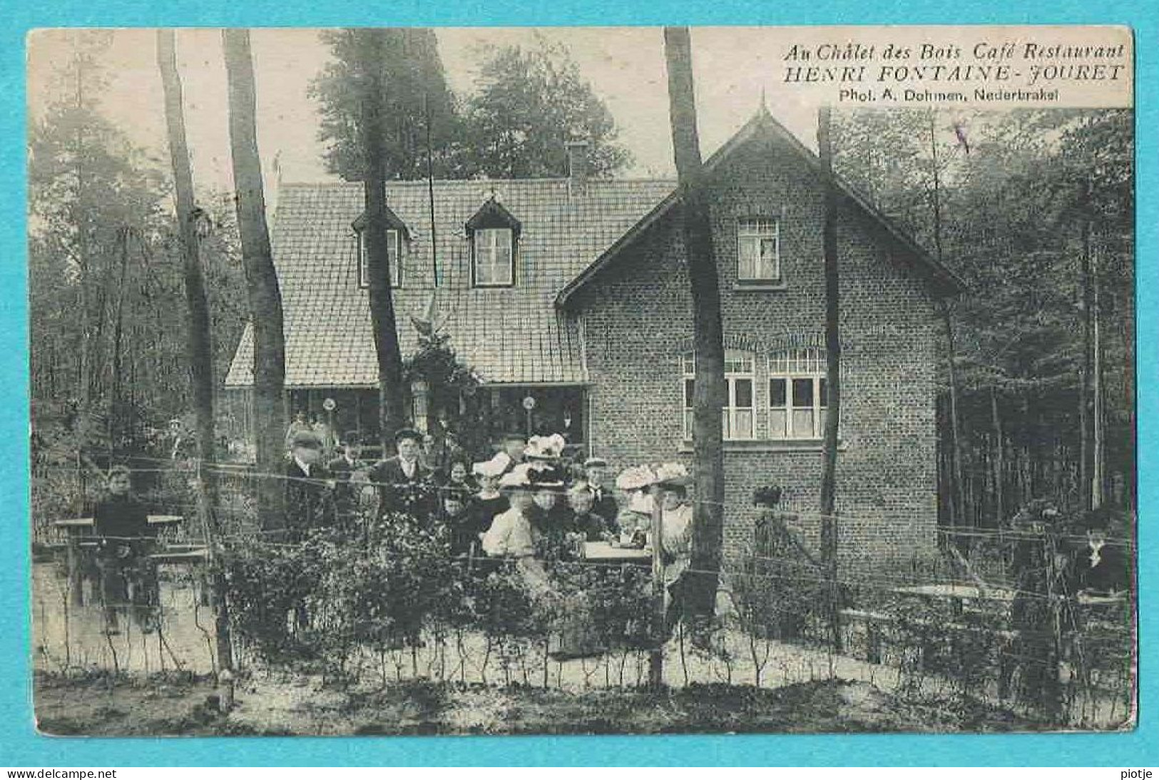 * Flobecq - Vloesberg (Hainaut - La Wallonie) * (Phot A. Dohmen Nederbrakel) Au Chalet Des Bois, Café Restaurant, Unique - Vloesberg