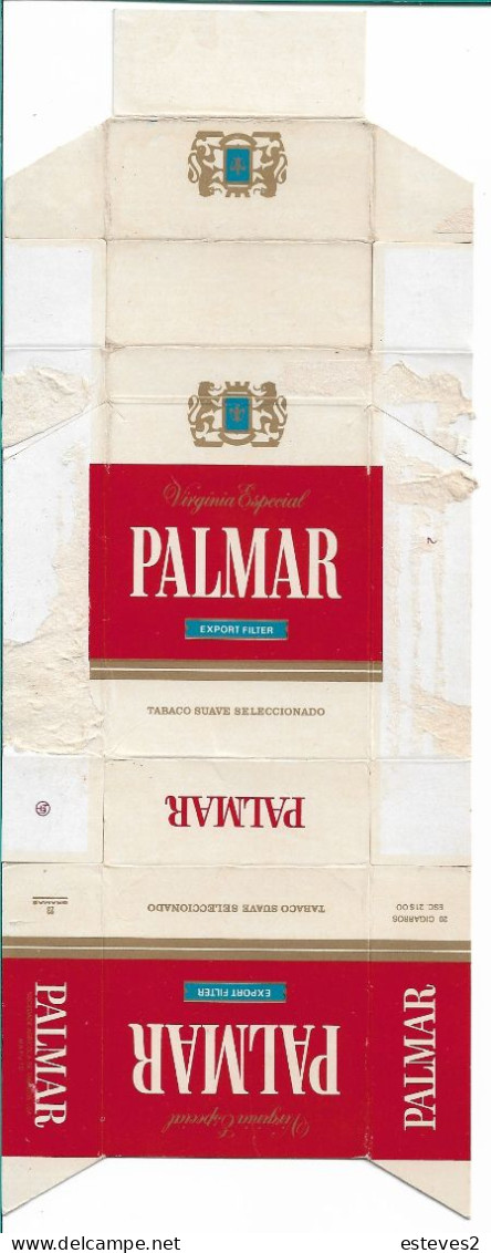 Portugal Mozambique , PALMAR EXPORT FILTER ,   Empty Tobacco  Pack - Schnupftabakdosen (leer)