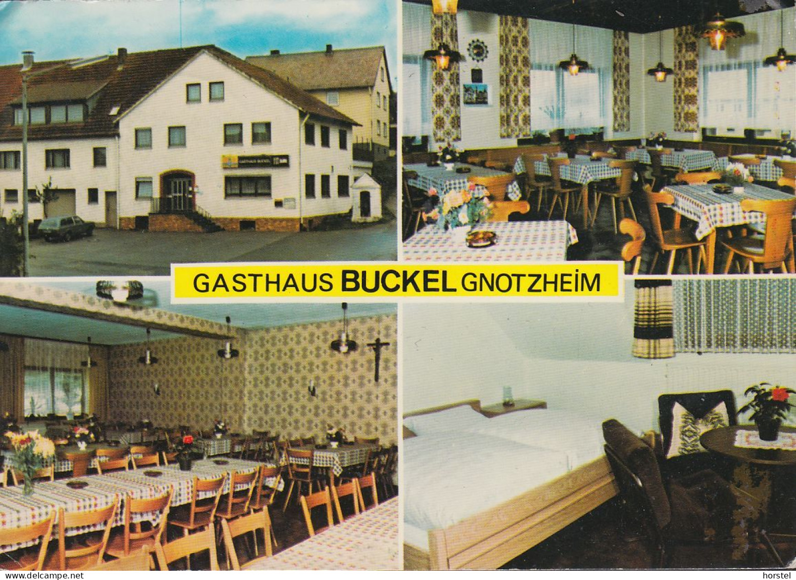 D-91728 Gnotzheim - Gasthaus Buckel - Car - Nice Stamp "Berlin" - Gunzenhausen