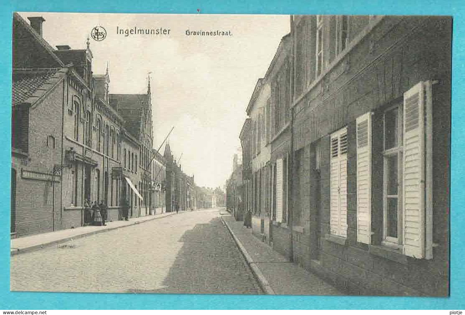 * Ingelmunster (West Vlaanderen) * (Nels, Ern Thill) Gravinnestraat, Animée, Straatzicht, Old, Rare, Unique - Ingelmunster