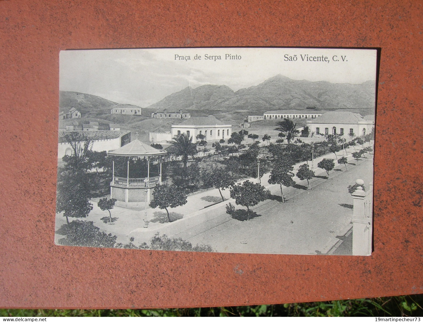 Cpa 9X14 NV DD Cap Vert Cabo Verde Praca De Serpa Pinto Sao Vicente  BE - Cap Vert