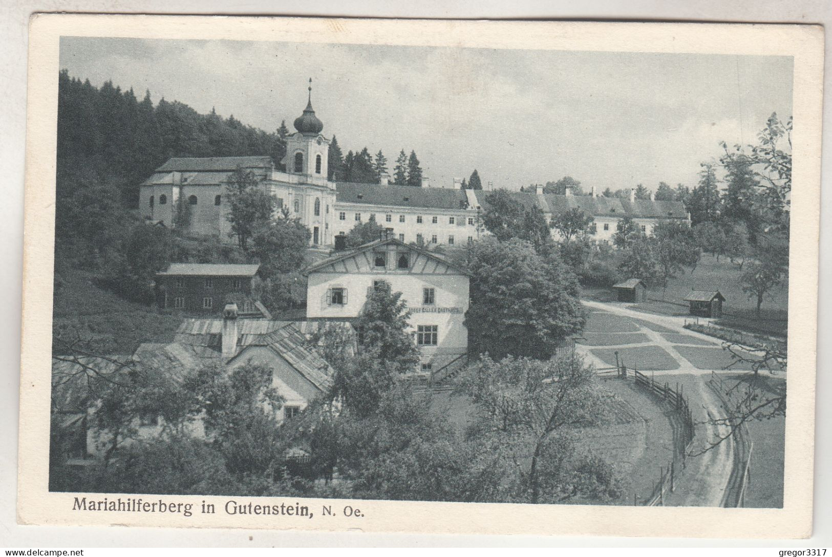 C6327) MARIAHILFERBERG In GUTENSTEIN - NÖ - Tolle Alte DETAIL Variante Häuser U. Straße Usw. 1929 - Gutenstein