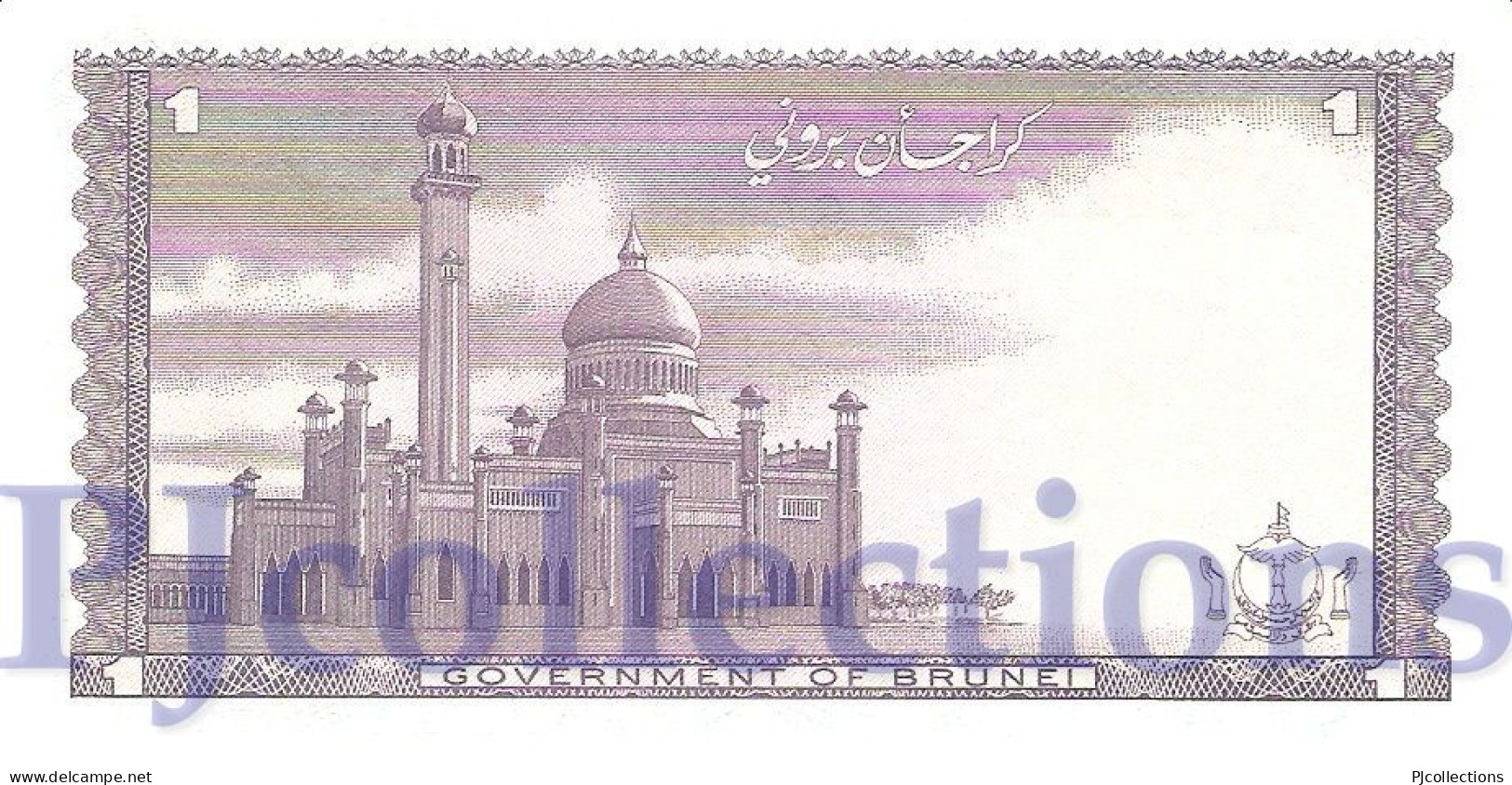 BRUNEI 1 RINGGIT 1985 PICK 6c UNC - Brunei