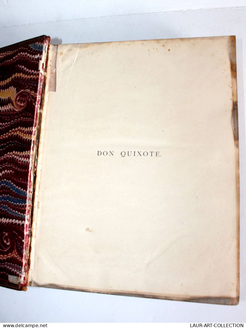 THE HISTORY OF DON QUIXOTE (QUICHOTTE) BY CERVANTES, CLARK, DORE, CASSELL PETTER / ANCIEN LIVRE DE COLLECTION (2301.529) - Classici
