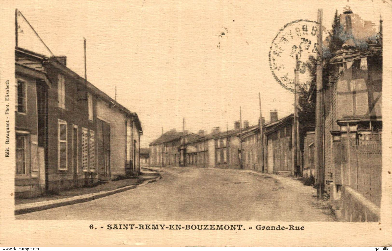 SAINT REMY EN BOUZEMONT GRANDE RUE - Saint Remy En Bouzemont