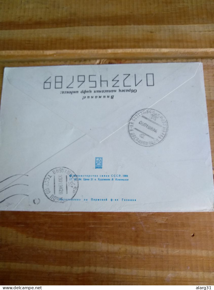 Turkmenistan  Postal Stationery Ussr Addtl Turtle Stamp.unused Greetings Pstat Cover E7 Reg Post.conmems.. - Turkménistan