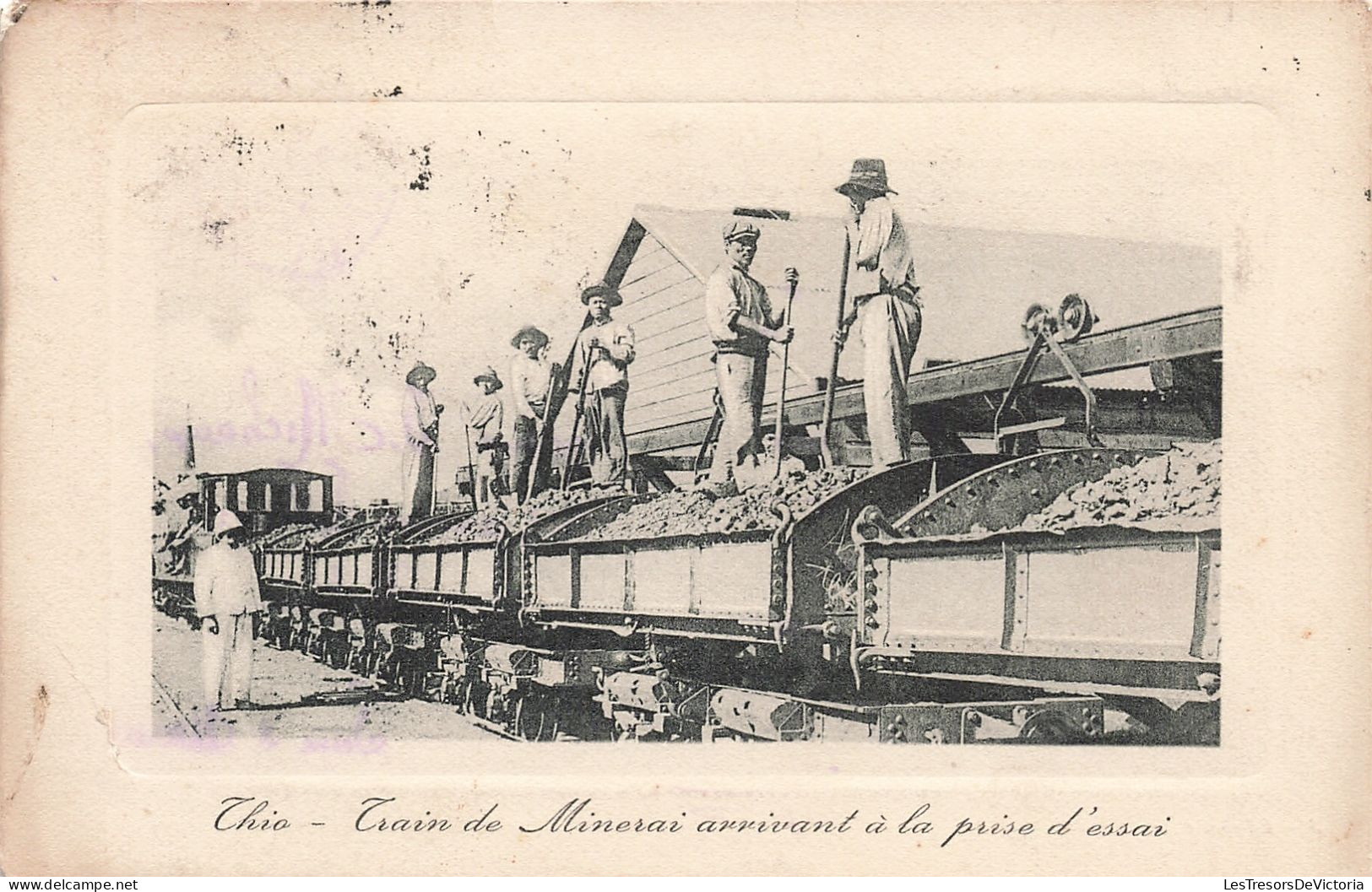Nouvelle Calédonie -  Thio - Train De Mineraiarrivant à La Prise D'essai - Edition F.D. - Carte Postale Ancienne - Nieuw-Caledonië