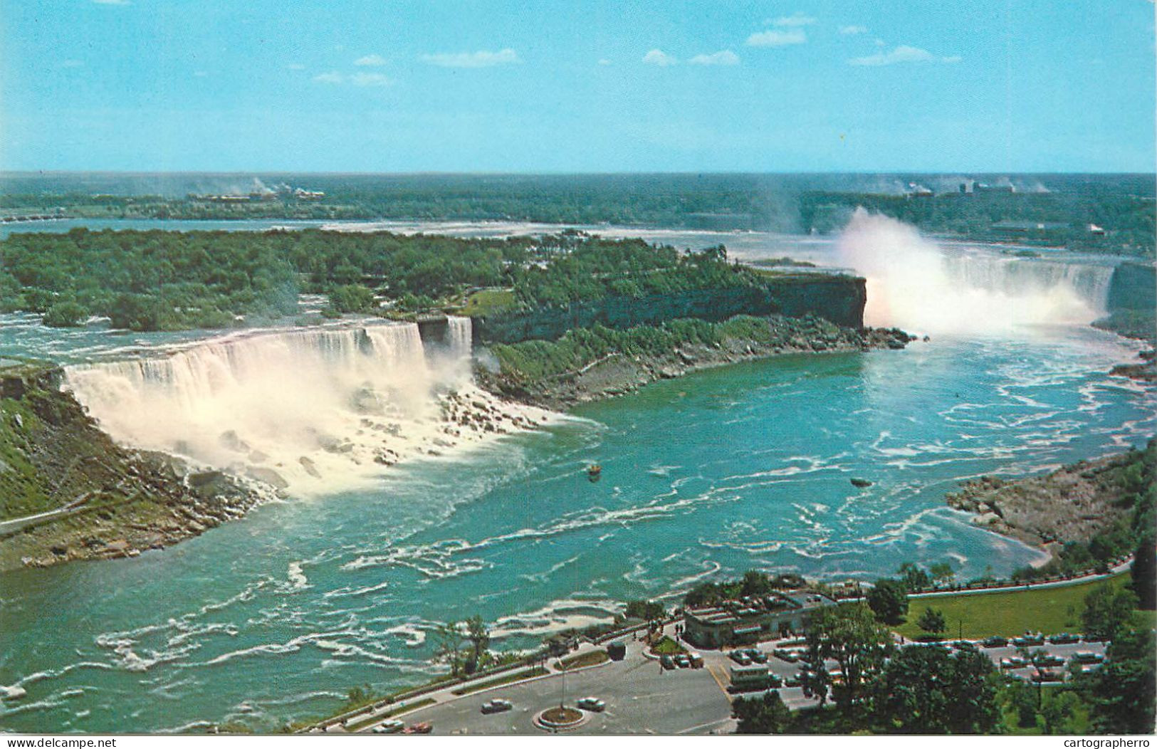 Postcard USA Niagara Falls From Oneida Tower 1970 - Buffalo