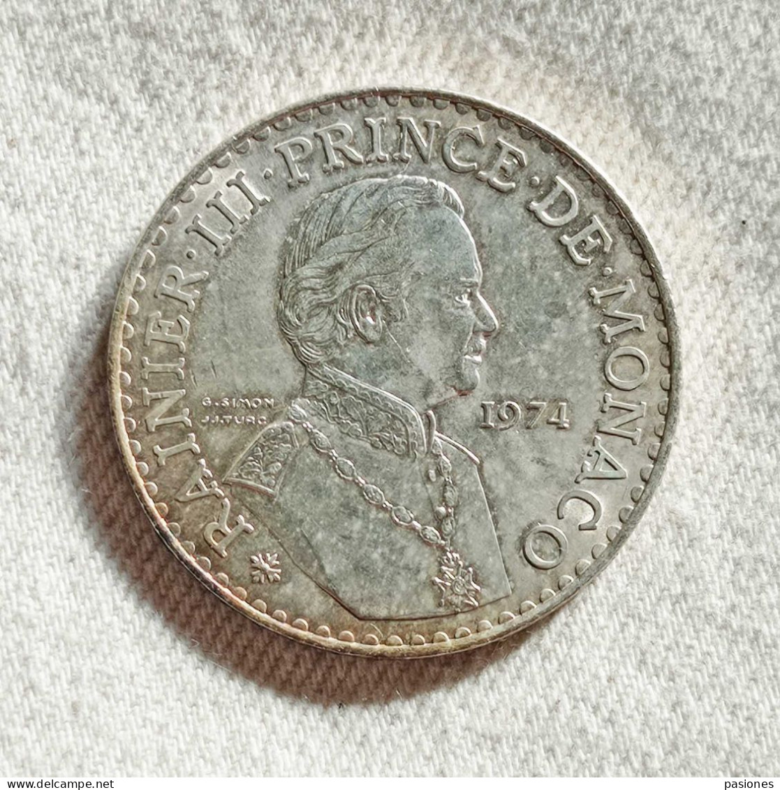 Monaco Ranieri III 50 Fr 1974 - 1960-2001 Nouveaux Francs