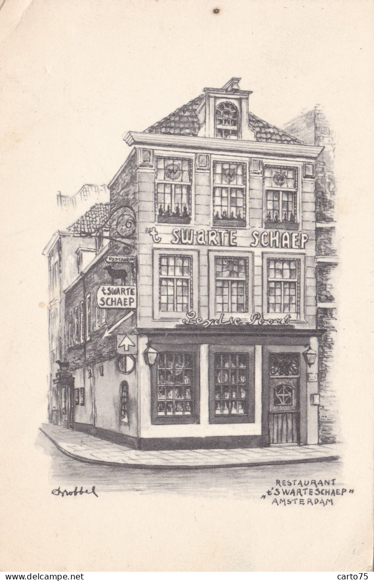 Hôtels Et Restaurants - Amsterdam - Restaurant "'t Swarte Schaep" Ao 1687 - The Black Sheep - Le Mouton Noir - Hotels & Restaurants