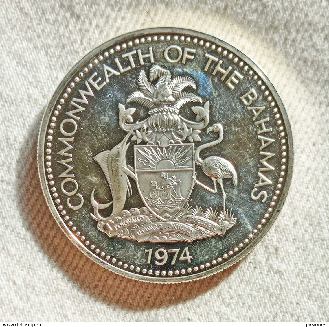 Bahamas 5 Dollars 1974 - Bahama's