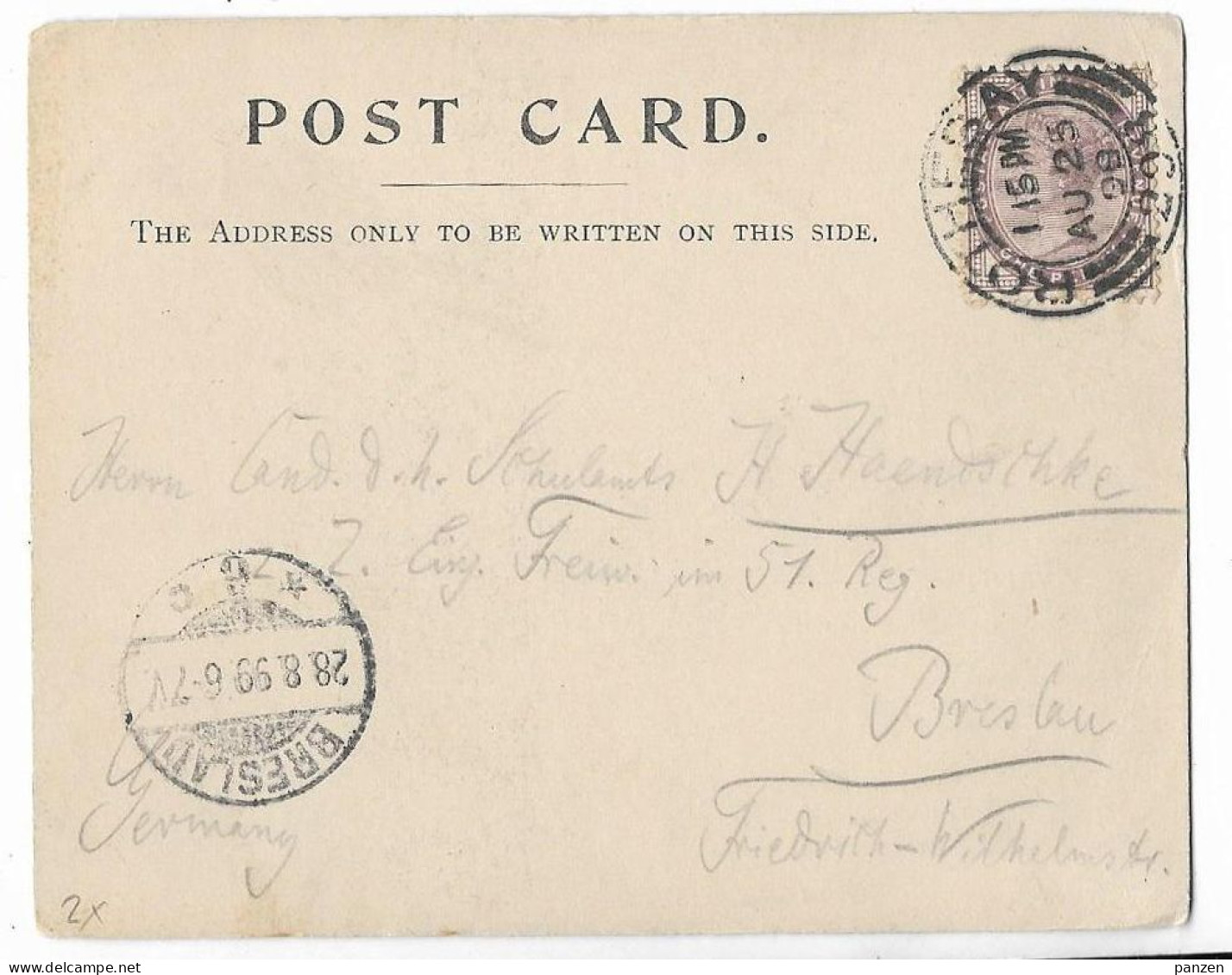 Scotland 1899 Stirling Castle Small Size Postcard  Ev.24 - Stirlingshire