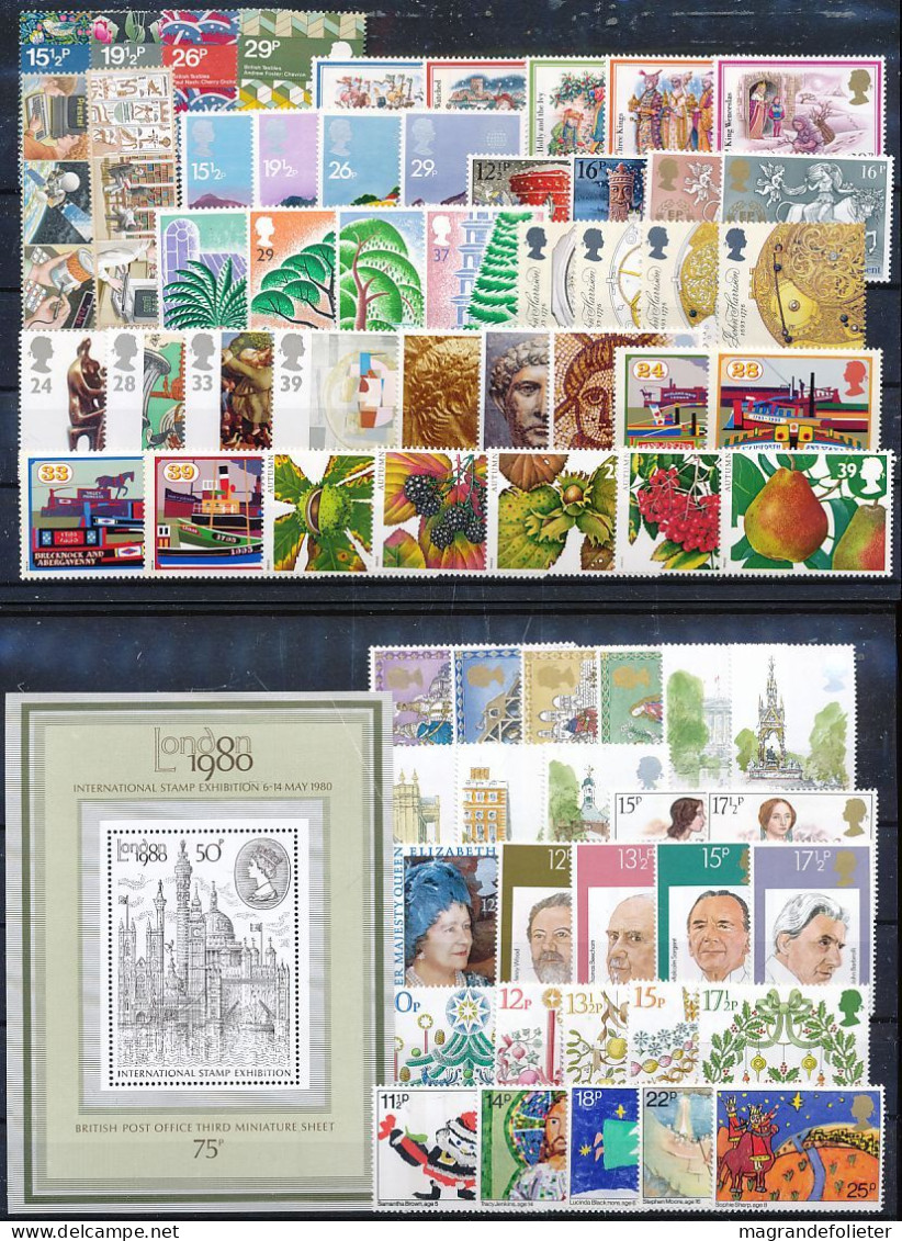 TIMBRE STAMP ZEGEL  GRANDE BRETAGEN ANGLETERRE LOT TOUS XX - Collections