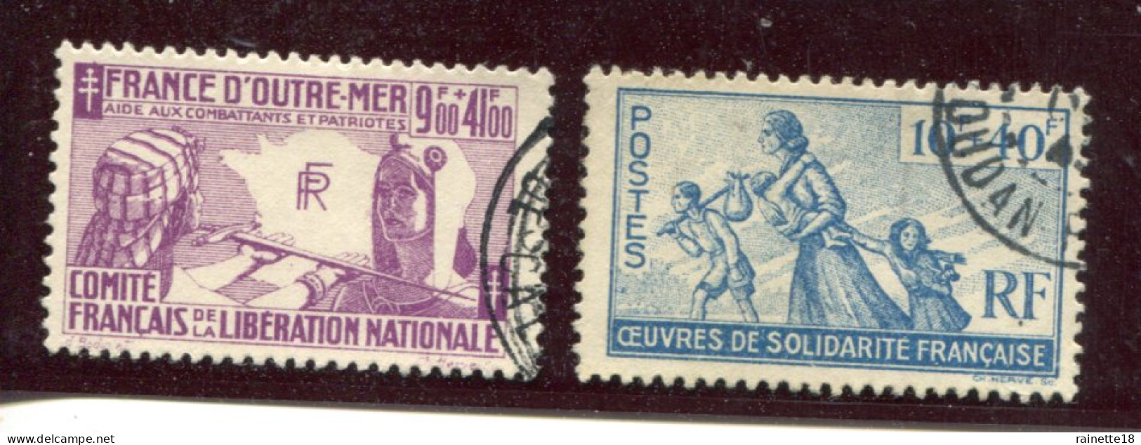 Colonies Françaises    64 Et 66 Oblitérés - Other & Unclassified