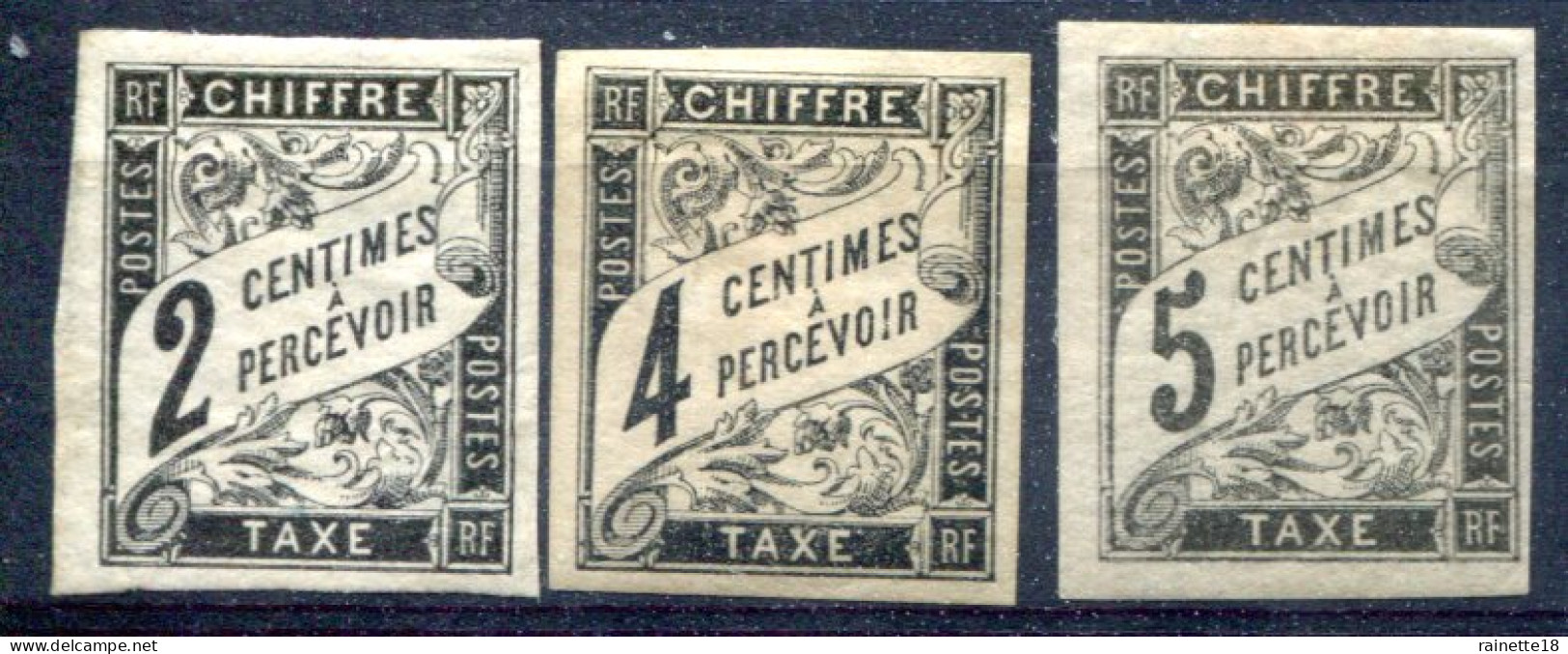 Colonies Françaises    Taxes 2 *- 4/5 * - Segnatasse