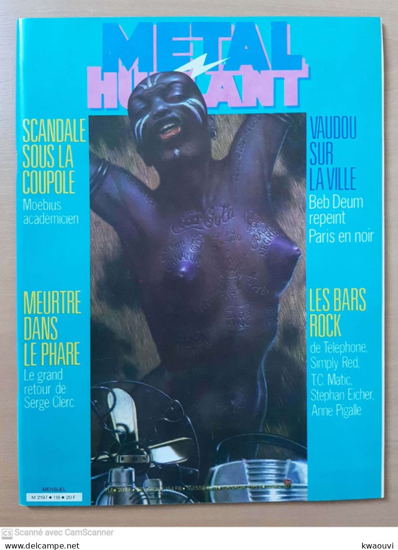 Métal Hurlant N°118 – 1 Janvier 1986 - Métal Hurlant