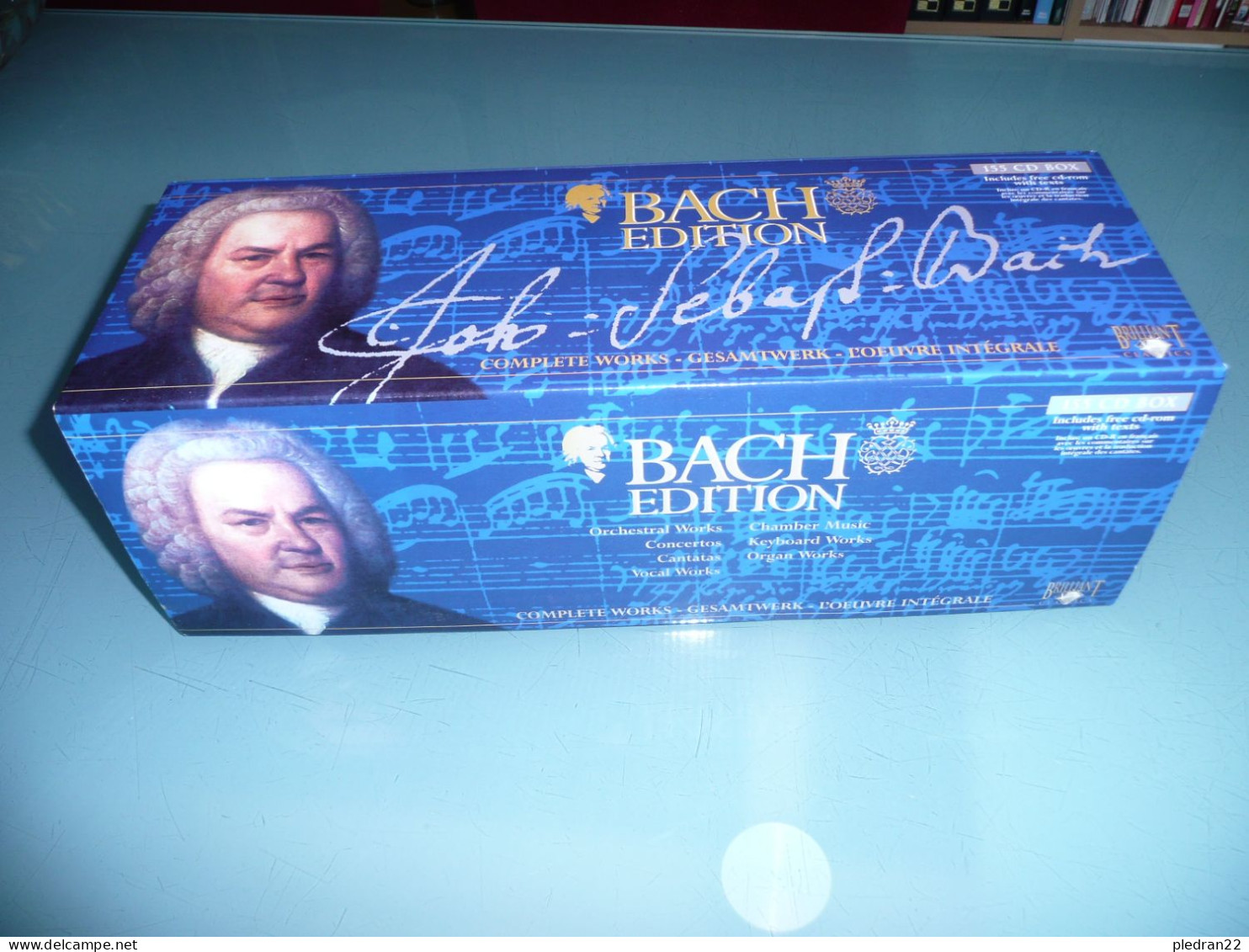 COFFRET L'OEUVRE INTEGRALE DE BACH 155 CD BRILLIANT CLASSICS + CD-ROM TRADUCTION 2006 ENREGISTREMENTS FIN DES ANNEES 80 - Otros - Canción Alemana