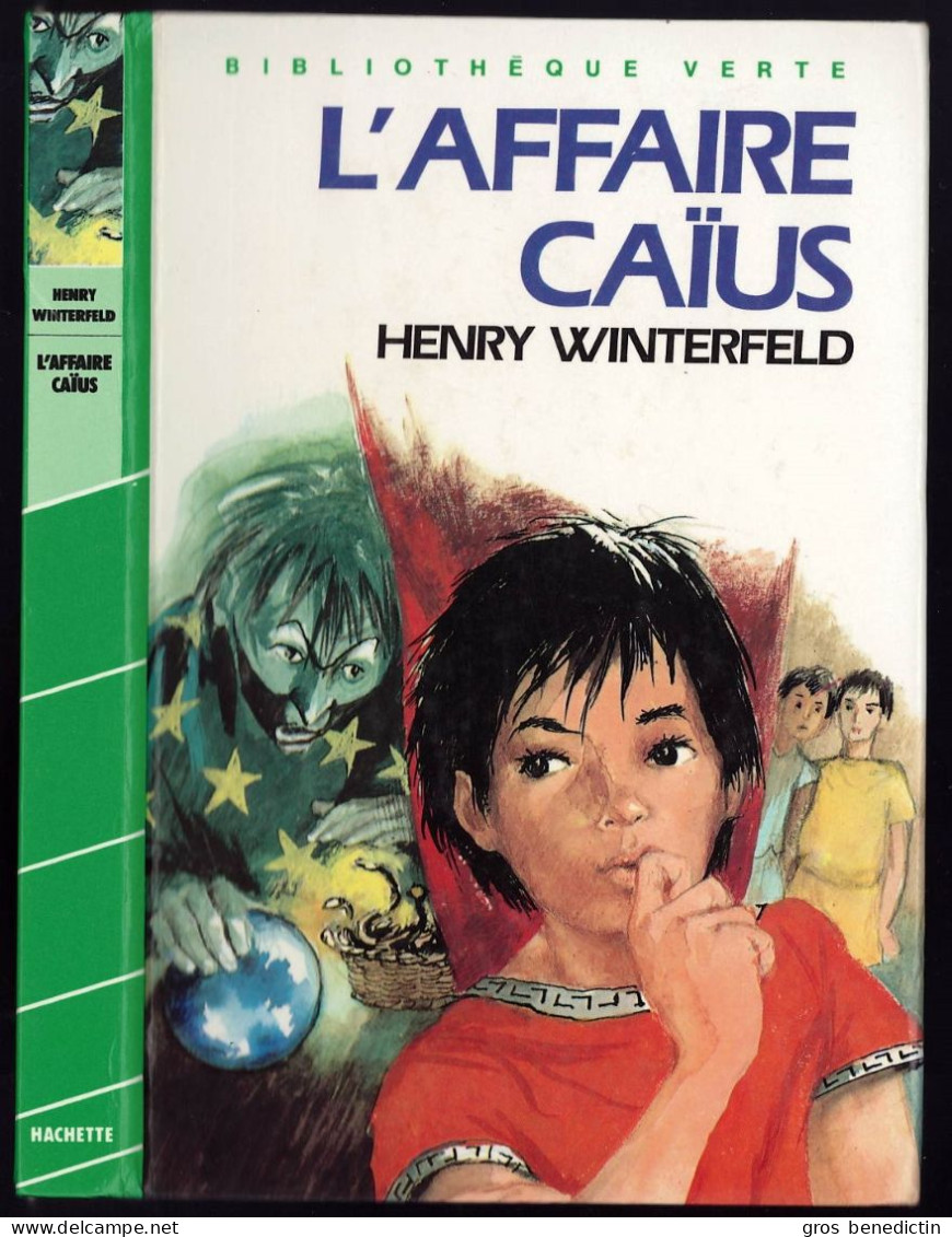 Hachette - Bibliothèque Verte - Henry Winterfeld - "L'affaire Caïus" - 1984 - #Ben&VteNewSolo - Biblioteca Verde