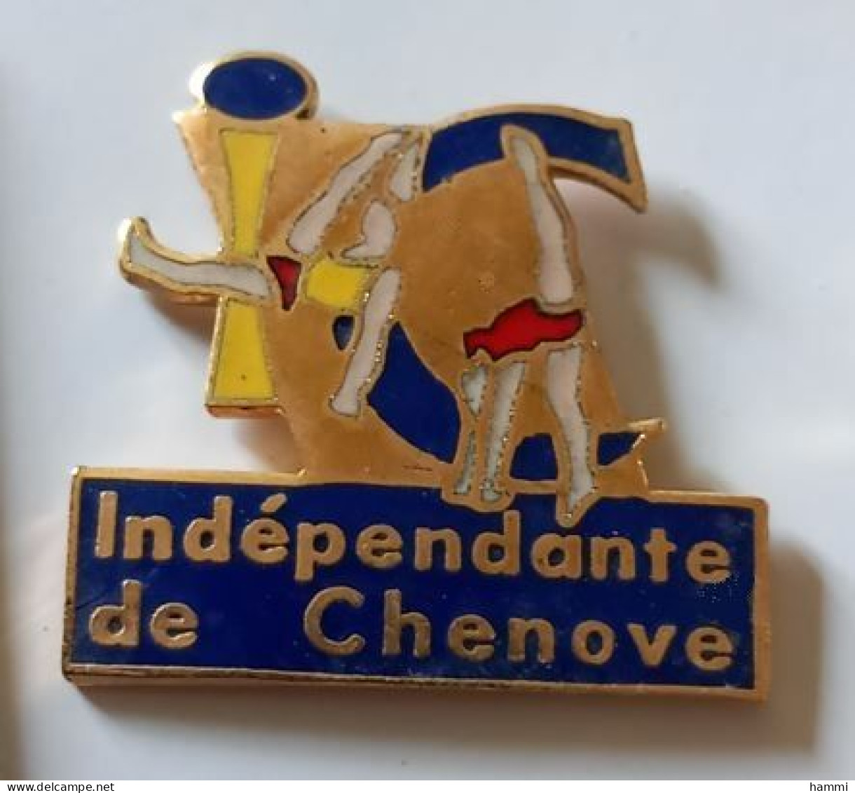 XX393 Pin's Gymnastique IC Indépendante De Chenove Côte D'Or Qualité EGF Achat Immédiat - Gymnastique