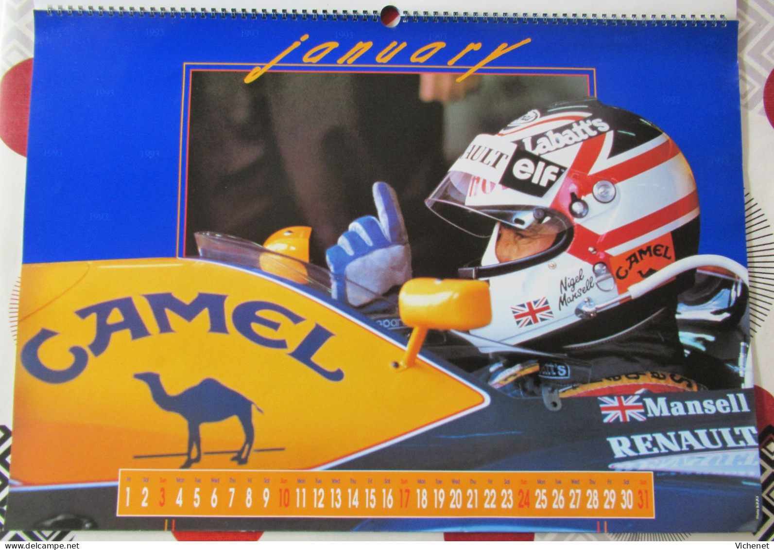 Camel Formula 1 - 1993 - 60 X 42 Cm - Schumacher - Mansell - Grand Format : 1991-00