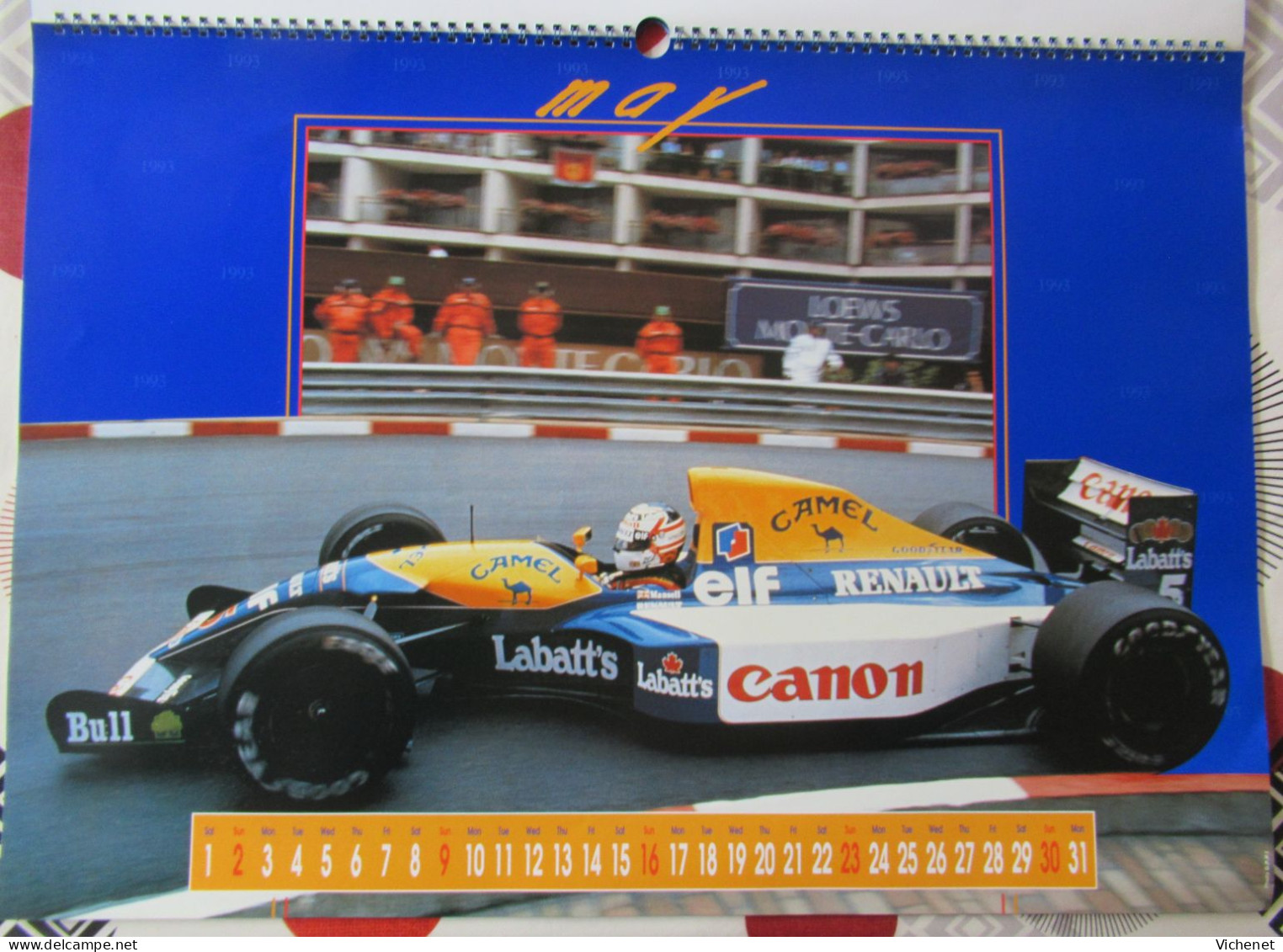 Camel Formula 1 - 1993 - 60 x 42 cm - Schumacher - Mansell