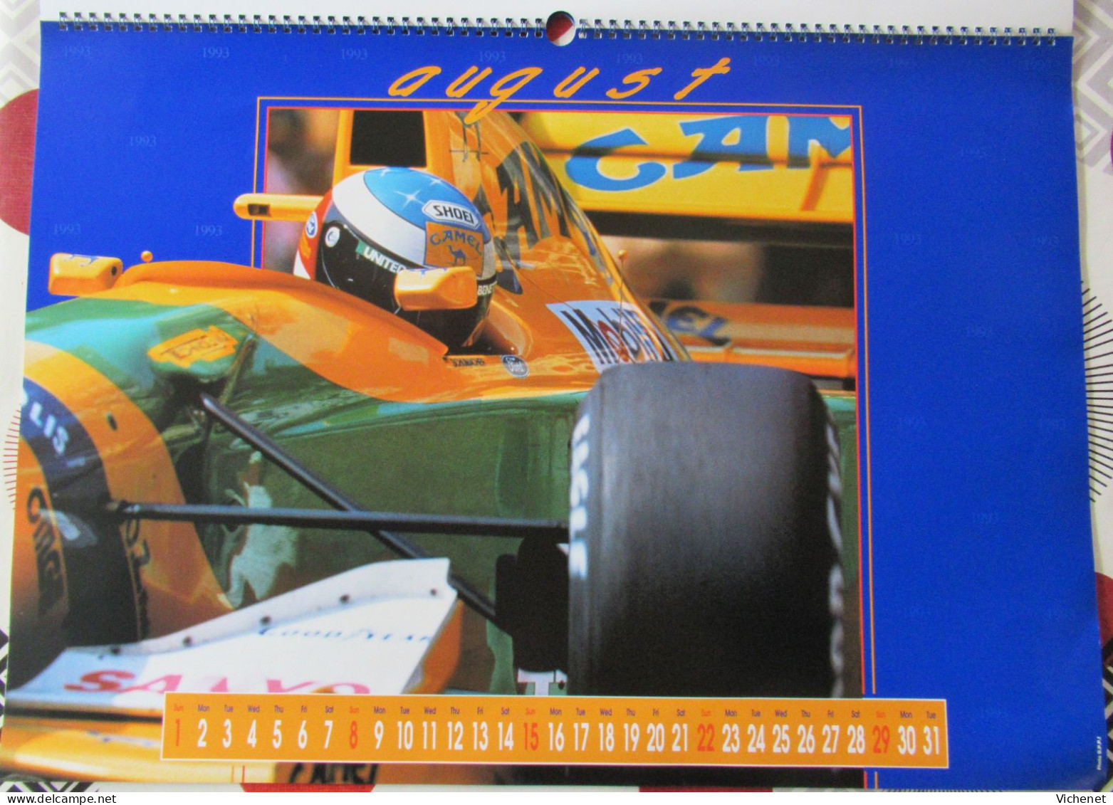 Camel Formula 1 - 1993 - 60 x 42 cm - Schumacher - Mansell