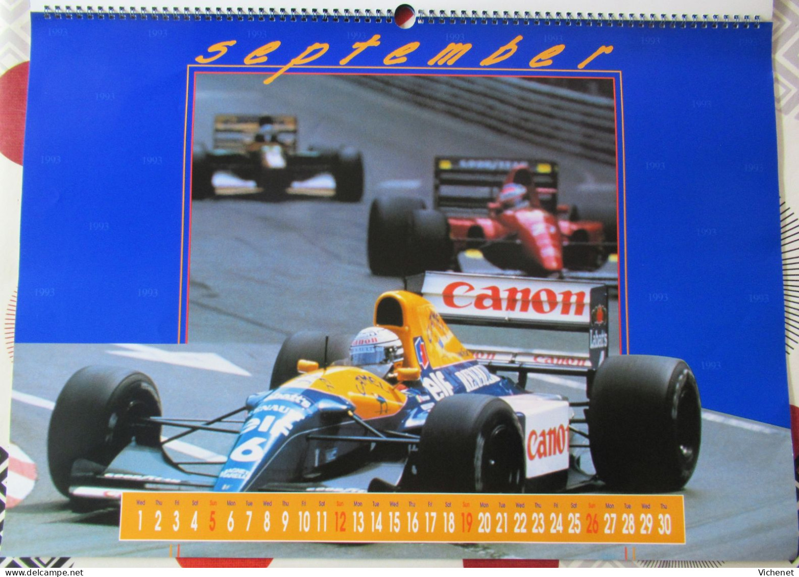 Camel Formula 1 - 1993 - 60 x 42 cm - Schumacher - Mansell