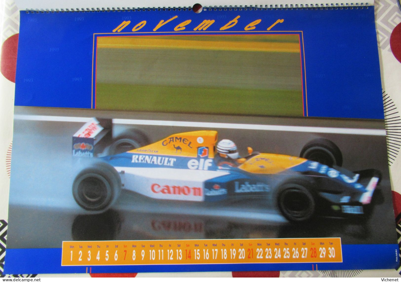 Camel Formula 1 - 1993 - 60 x 42 cm - Schumacher - Mansell