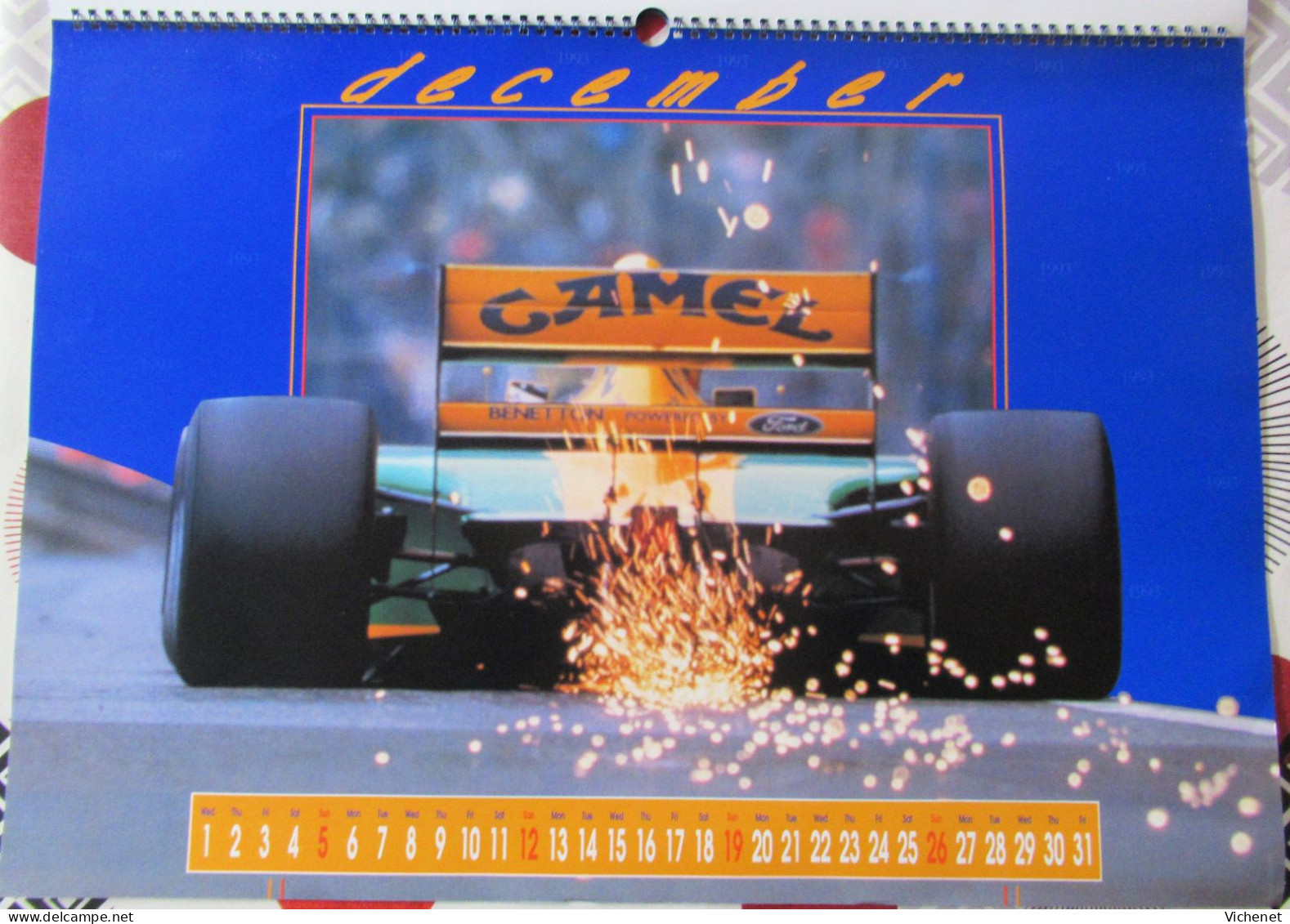 Camel Formula 1 - 1993 - 60 x 42 cm - Schumacher - Mansell