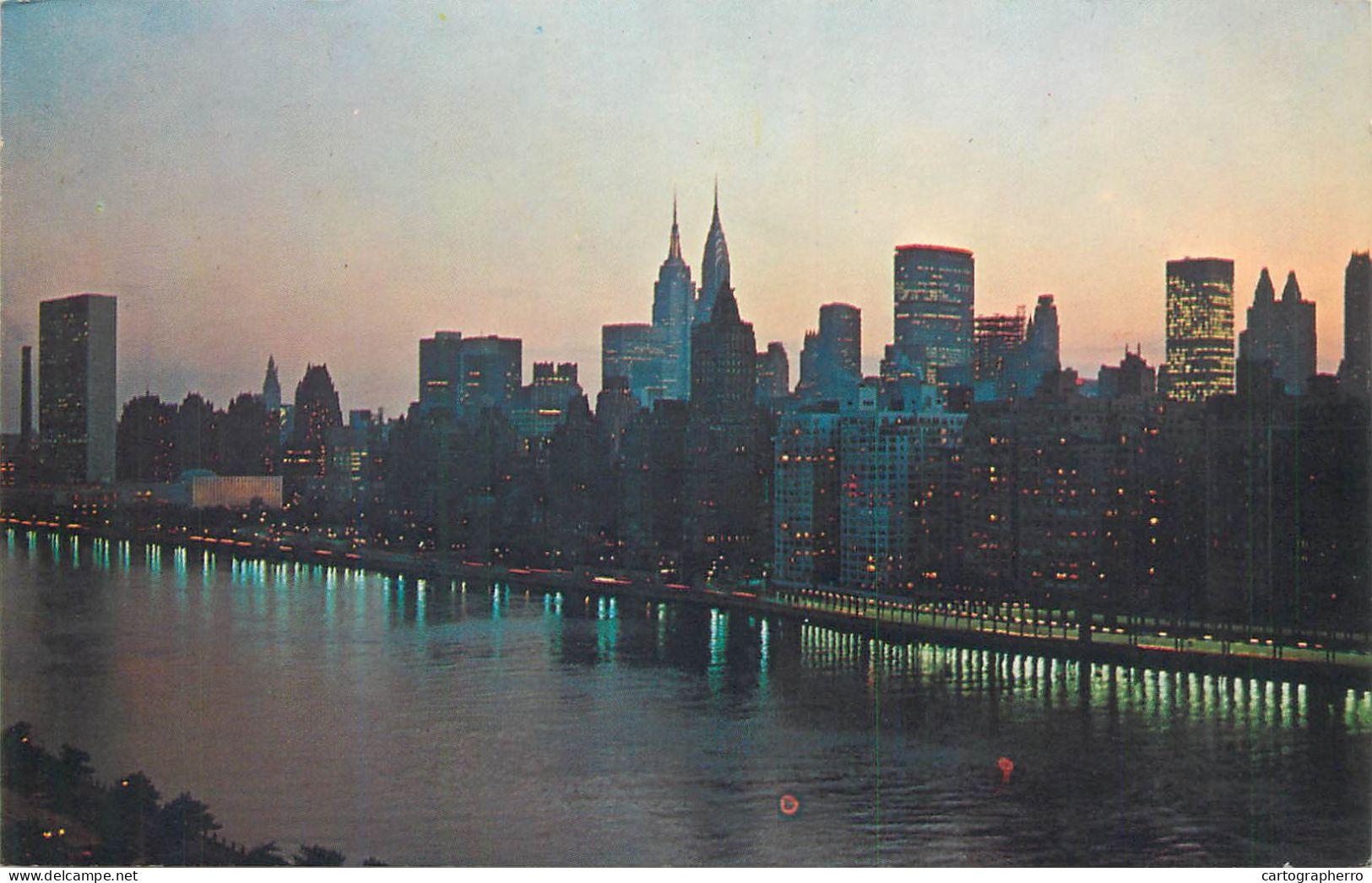 Postcard USA United States Ny New York Queensboro Bridge East River - Queens