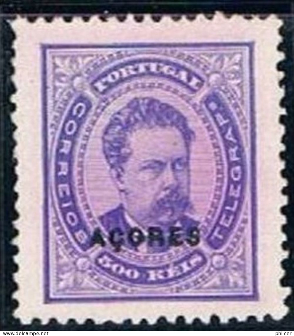 Açores, 1884/7, # 57 Dent. 12 1/2, MHNG - Nuevos