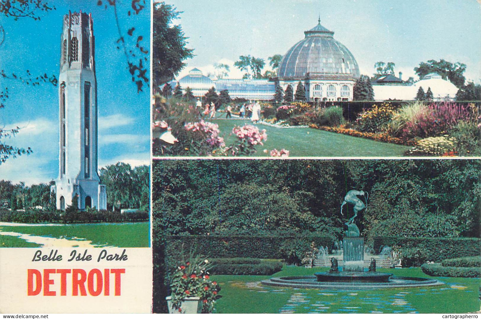 Postcard USA United States MI - Michigan > Detroit Belle Isle Park - Detroit