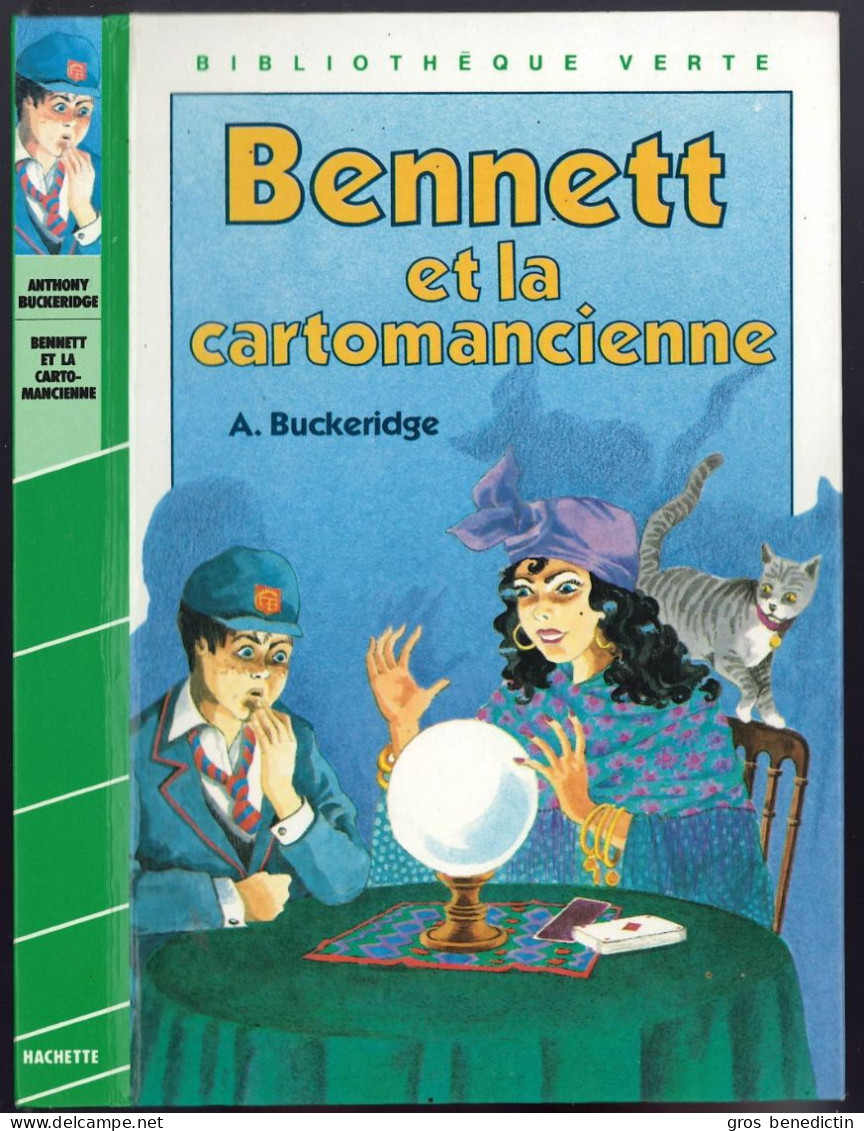 Hachette - Bibliothèque Verte - Anthony Buckeridge - "Bennett Et La Cartomancienne" - 1983 - #Ben&Bennett - Bibliotheque Verte