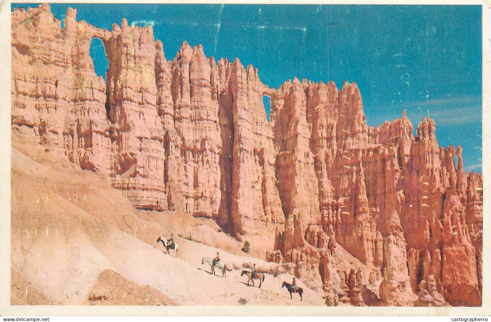 Postcard USA United States UT Utah Wall Of Windows 1968 Bryca Canyon - Bryce Canyon