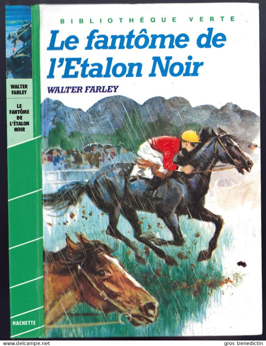 Hachette - Bibliothèque Verte - Walter Farley - "Le Fantôme De L'Etalon Noir" - 1983 - #Ben&Farley - Bibliotheque Verte