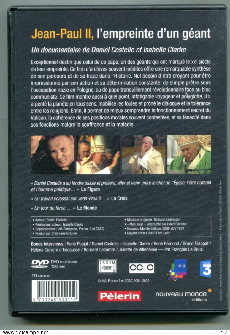 JEAN-PAUL  II, L'empreinte D'un Géant - 120 Minutes - Dokumentarfilme