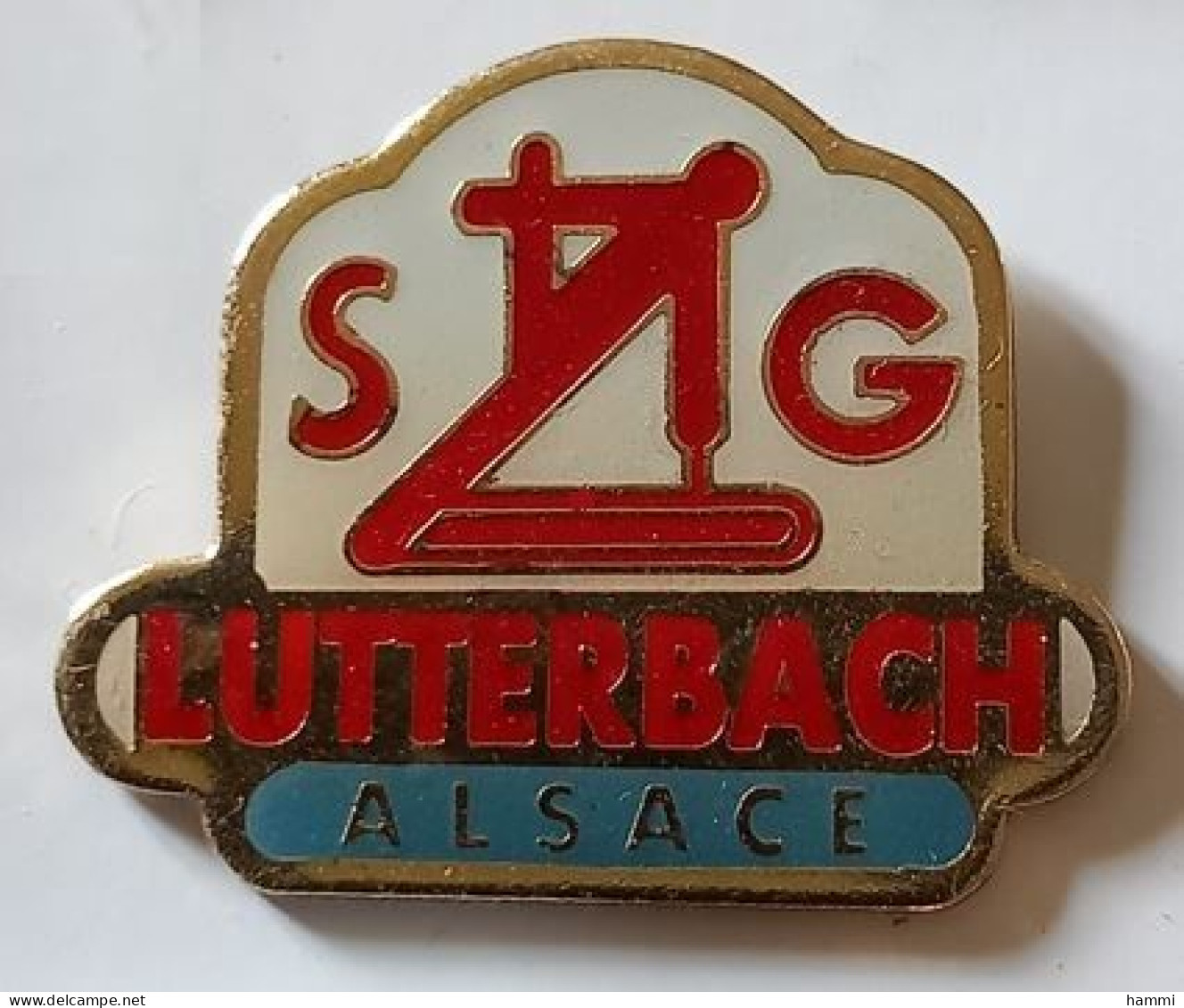 XX399 Pin's Gymnastique Section Gym Lutterbach Alsace Achat Immédiat - Gymnastiek