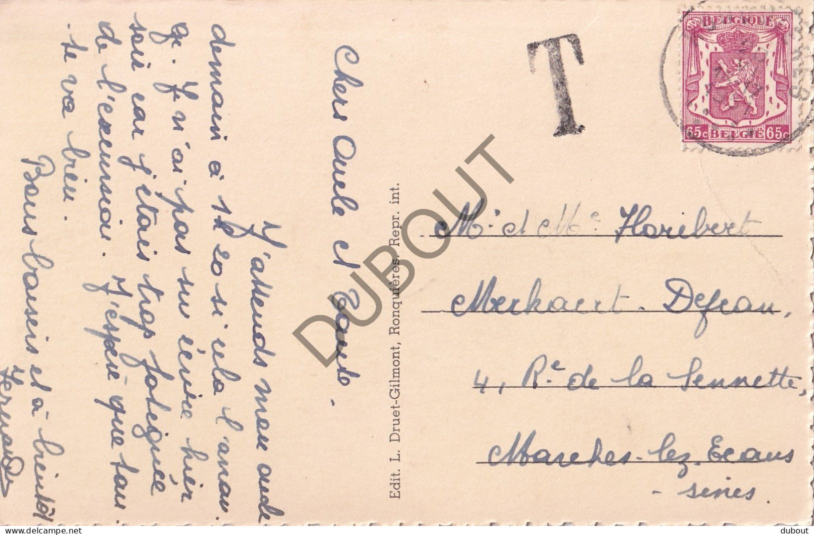 Postkaart/Carte Postale - Ronquières - Aval Ecluse    (C3802) - Braine-le-Comte