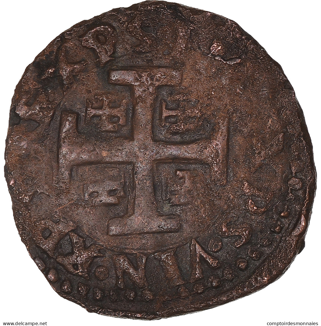 Monnaie, Italie, Charles VIII, Cavallo, 1483-1498, Sulmona, TB+, Cuivre - 1483-1498 Karel VIII
