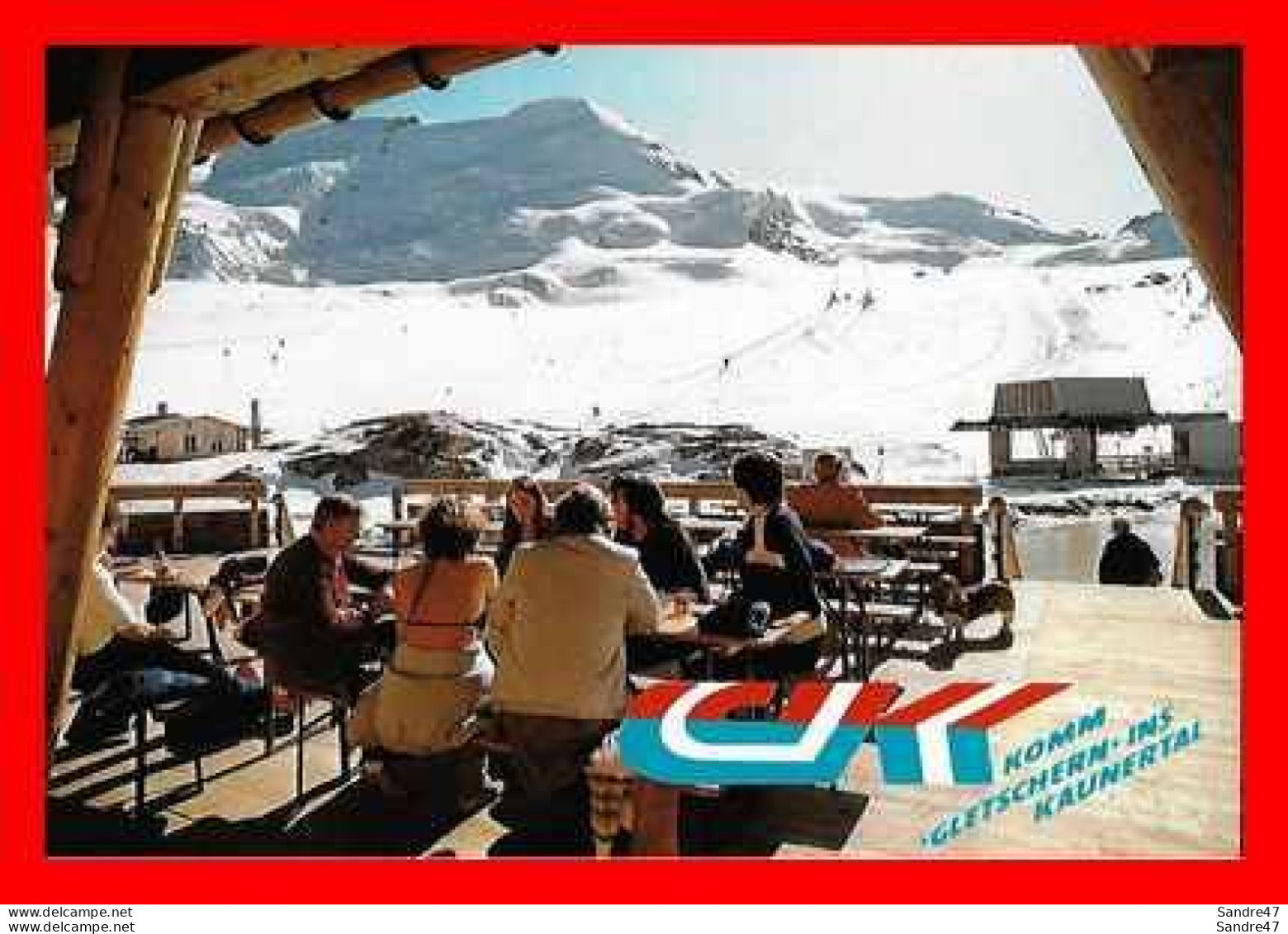 CPSM/gf  KAUNERTAL (Autriche).  Sommer Schilauf, 3160 M, Gletscher-restaurant 2750 M. ..*419 - Kaunertal