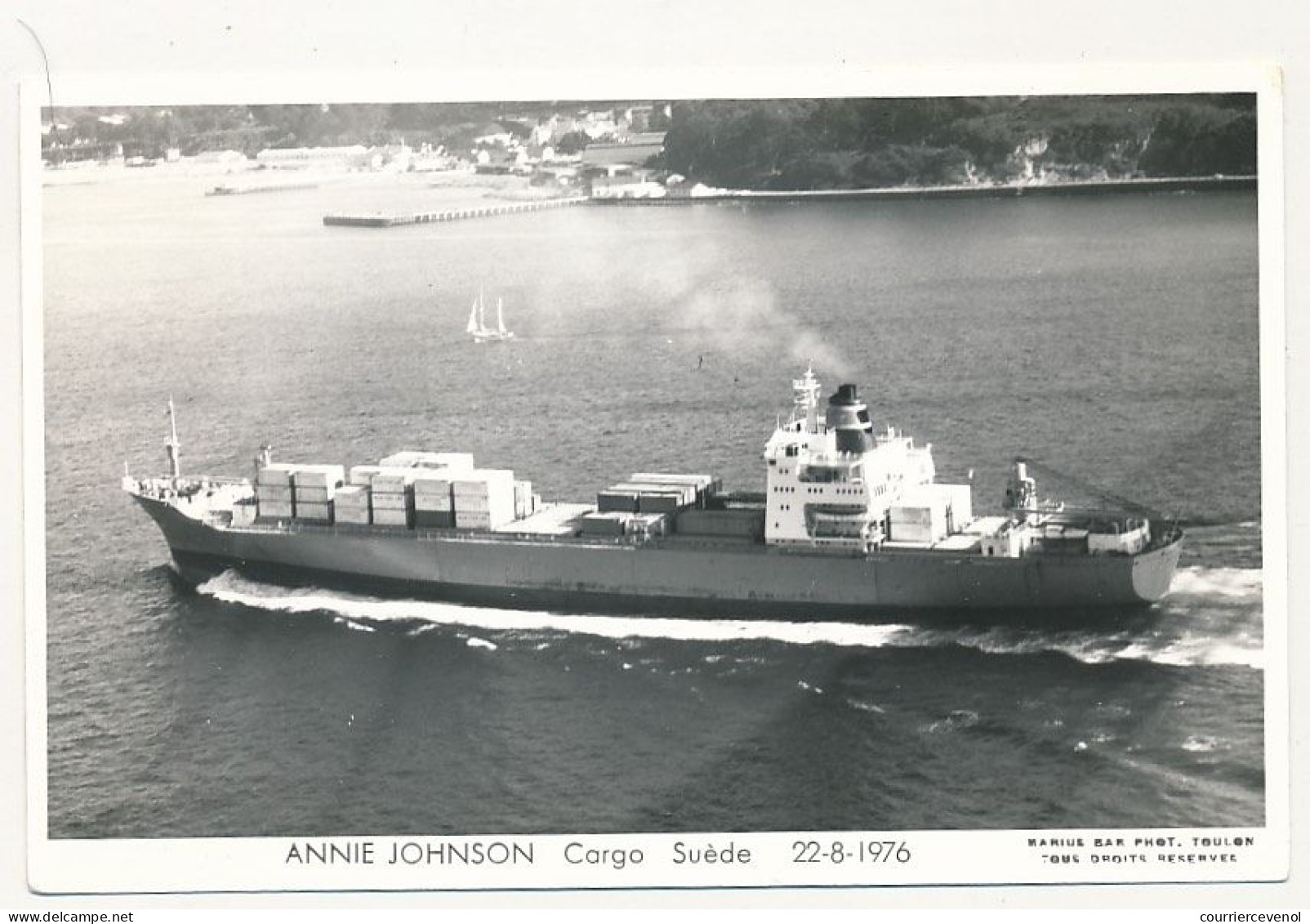 CPM - ANNIE JOHNSON - Cargo - Suède - 22/8/1976 - Koopvaardij