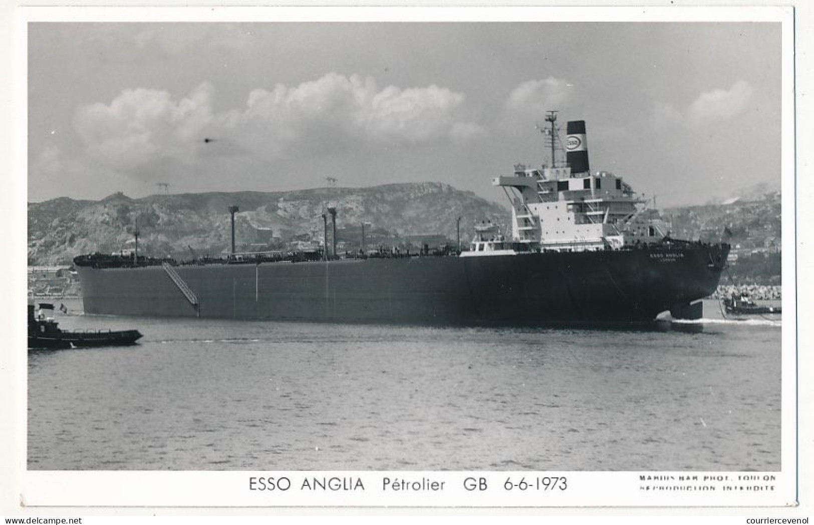 CPM - ESSO ANGLIA - Pétrolier - GB - 6/6/1973 - Tanker