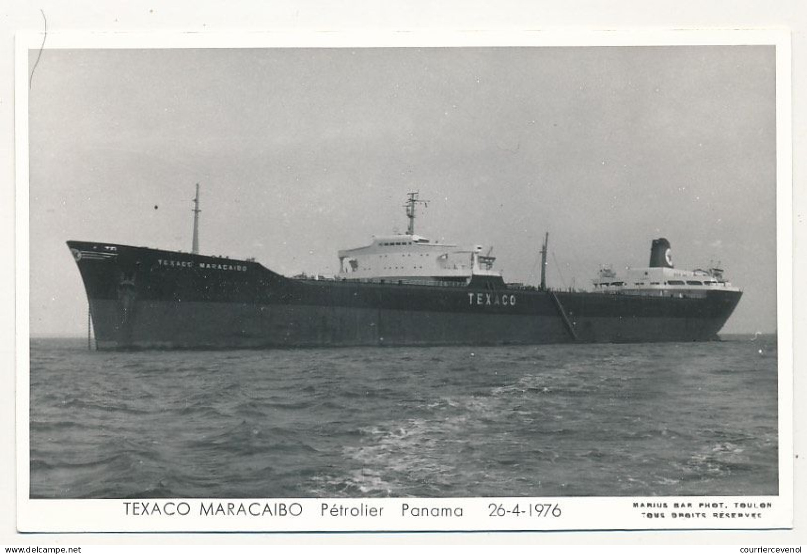 CPM - TEXACO MARACAIBO - Pétrolier - Panama - 29/4/1976 - Petroleros