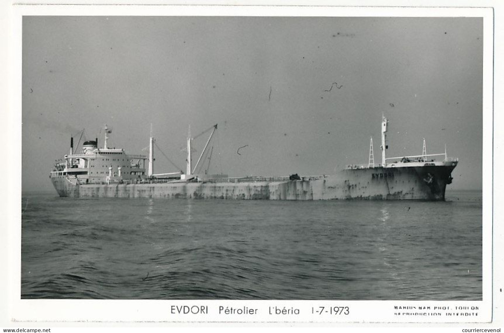 CPM - EVDORI - Pétrolier - Libéria - 1/7/1973 - Tanker