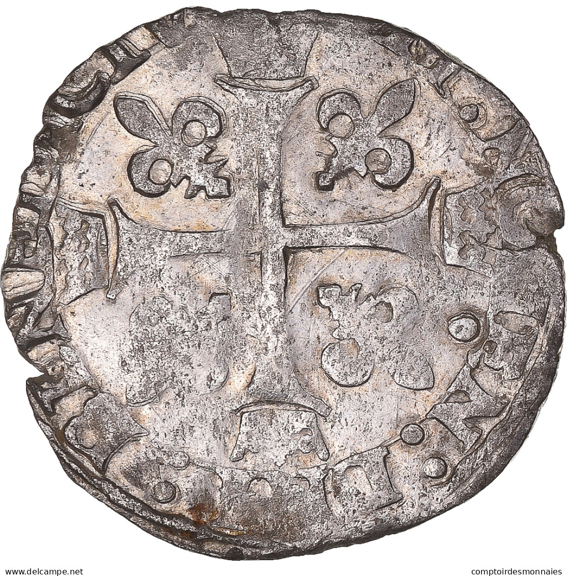 Monnaie, France, François Ier, Dizain Franciscus, 1515-1547, Angers, TTB - 1515-1547 Franz I. Der Ritterkönig