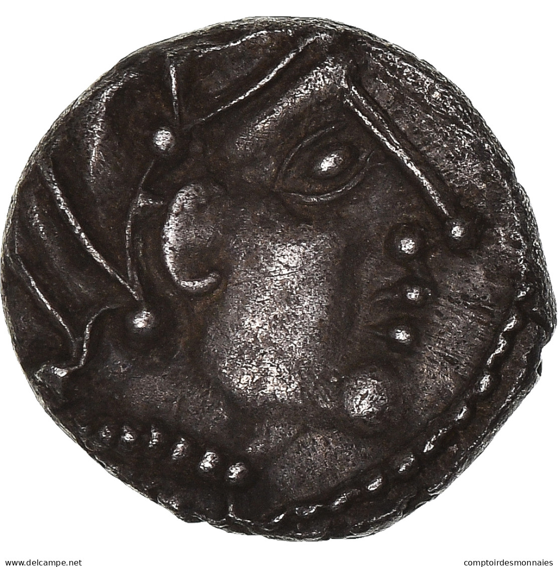 Monnaie, Lemovici, Drachme Au Cheval Et Tête, 80-60 BC, Limoges, SUP, Argent - Gauloises