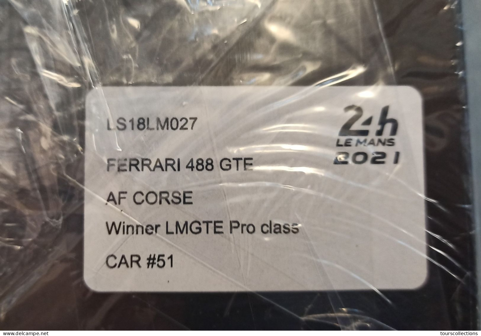 LOOKSMART 1/18 FERRARI 488 GTE AF CORSE 24H LE MANS 2021 WINNER LMGTE PRO CLASS N° 51 - Ref LS18LM027 - Other & Unclassified