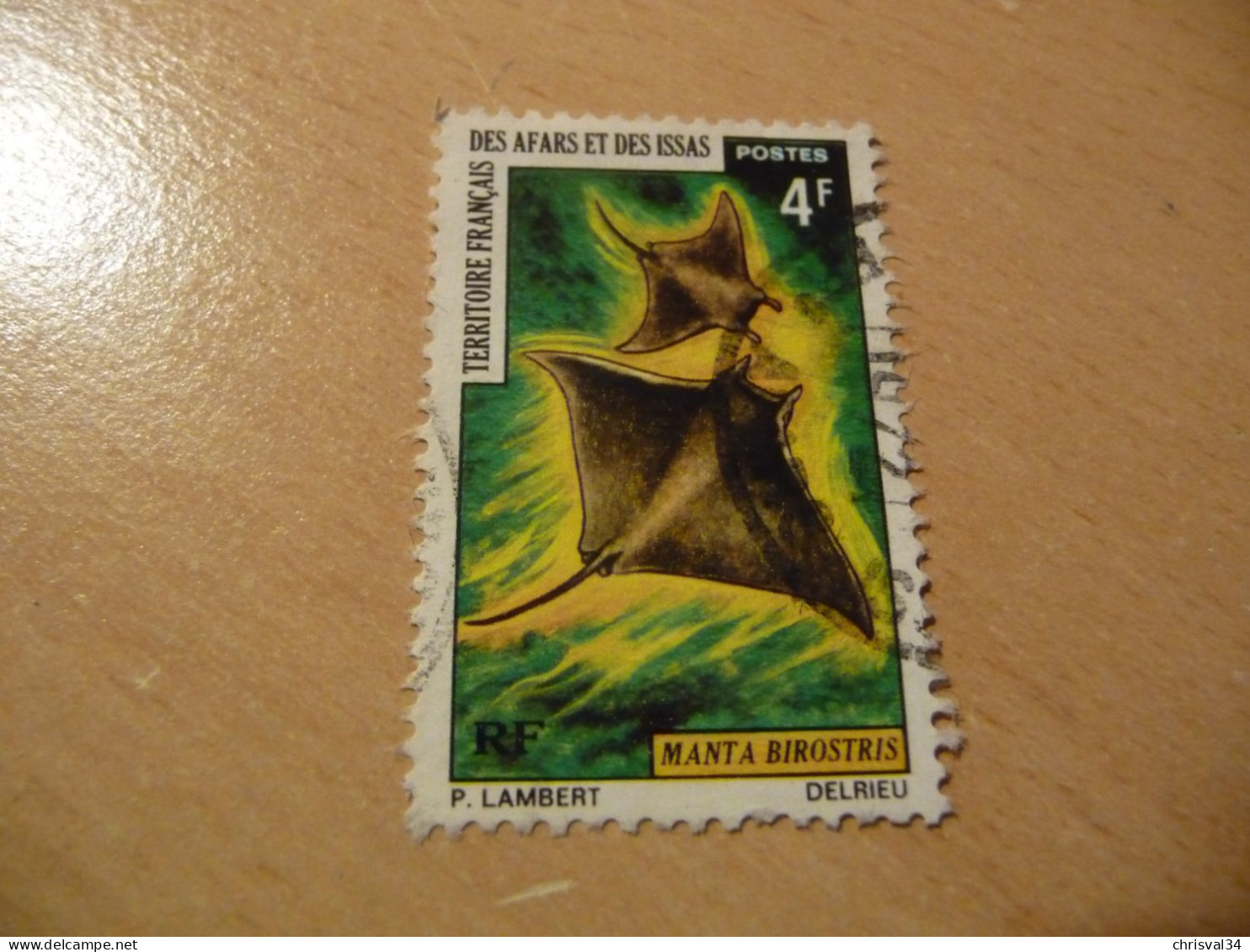 TIMBRE   AFARS ET ISSAS    N  372     COTE  2,00  EUROS  OBLITERE - Used Stamps